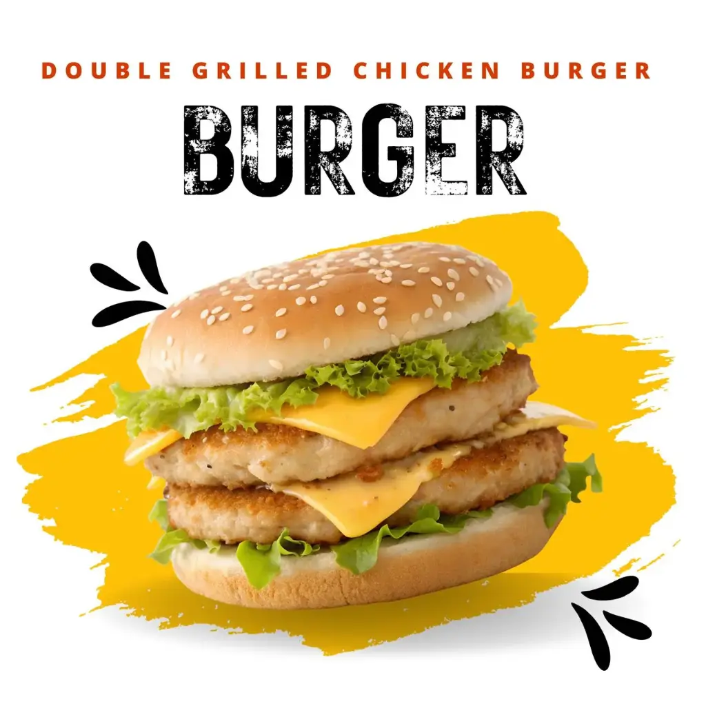Double Grilled Chicken burger